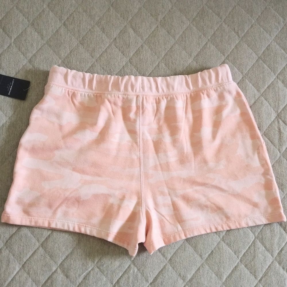 Lucky🍀 Brand Pink Camouflage Lounge Shorts - Picture 2 of 12